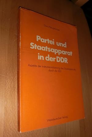 Bild des Verkufers fr Partei und Staatsapparat in der DDR zum Verkauf von Dipl.-Inform. Gerd Suelmann