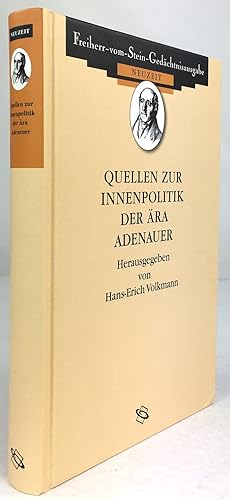Seller image for Quellen zur Innenpolitik in der ra Adenauer 1949 - 1963. Konstituierung und Konsolidierung der Bundesrepublik. for sale by Antiquariat Heiner Henke
