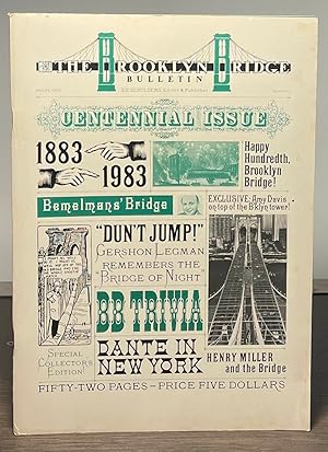 Bild des Verkufers fr The Brooklyn Bridge Bulletin _ Centennial Issue zum Verkauf von San Francisco Book Company