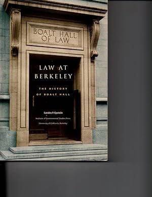Seller image for Law at Berkeley: The History of Boalt Hall for sale by Orca Knowledge Systems, Inc.