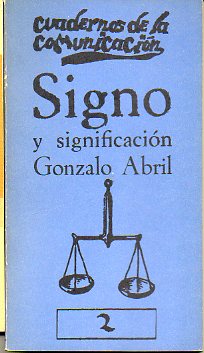 Imagen del vendedor de SIGNO Y SIGNIFICACIN. a la venta por angeles sancha libros