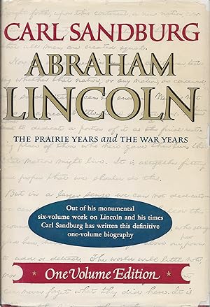 Seller image for Abraham Lincoln: The Prairie Years and The War Years One Volume Edition for sale by Basically SF Books