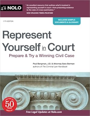 Seller image for Represent Yourself in Court : Prepare & Try a Winning Civil Case for sale by GreatBookPrices