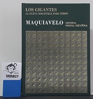 Bild des Verkufers fr Maquiavelo. Los Gigantes. La nueva biblioteca para todos zum Verkauf von MONKEY LIBROS