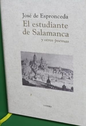 Image du vendeur pour El estudiante de Salamanca y otros poemas mis en vente par Librera Alonso Quijano