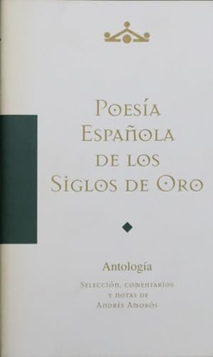 Immagine del venditore per Poesa espaola de los siglos de oro venduto da Librera Alonso Quijano