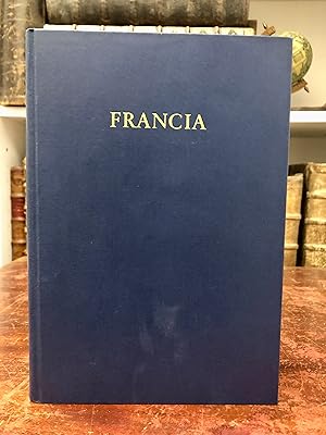 Immagine del venditore per Francia. Forschungen zur westeuropischen Geschichte. Band 2. Hrsg. vom Deutschen Historischen Institut in Paris. venduto da Antiquariat Seibold