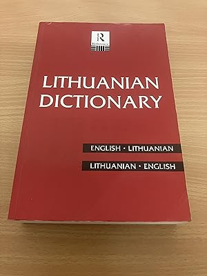 Image du vendeur pour Lithuanian Dictionary: Lithuanian-English, English-Lithuanian (Routledge Bilingual Dictionaries) mis en vente par Barlow Books