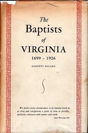 The Baptists of Virginia 1699-1926