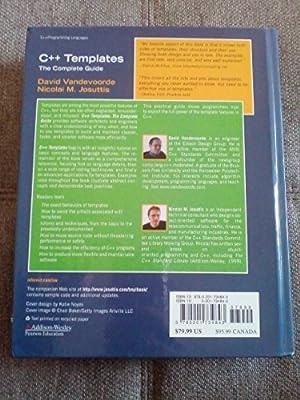 C++ Templates: The Complete Guide: Vandevoorde, David; Josuttis, Nicolai M.