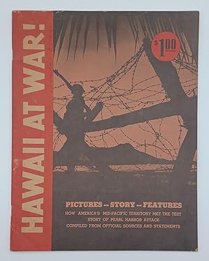 Imagen del vendedor de HAWAII AT WAR: PICTURES, STORY, FEATURES; How America's Mid-Pacific Territory Met the Test; Story of Pearl Harbor Attack, Compiled from Official Sources and Statements a la venta por Blackwood Bookhouse; Joe Pettit Jr., Bookseller