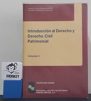 Seller image for Introduccin al Derecho y Derecho Civil Patrimonial. Vol I for sale by MONKEY LIBROS