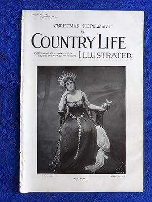 Immagine del venditore per Country Life Illustrated magazine. Christmas Supplement, December 2nd 1899. Country House Life - Hopetoun House Linlithgow, Cover Picture of Lady Gerard, The Cuchullins Skye, Partridge Driving at East Hall Feltwell. venduto da Tony Hutchinson