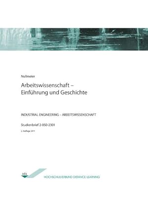 Seller image for Arbeitswissenschaft - Einfhrung und Geschichte for sale by buchlando-buchankauf