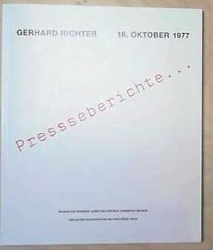 Bild des Verkufers fr gerhard richter 18. oktober 1977 - presseberichte. zum Verkauf von buchlando-buchankauf