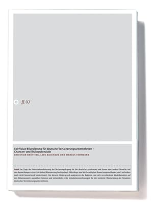 Seller image for Fair-Value-Bilanzierung fr deutsche Versicherungsunternehmen: Chancen und Risikopotenziale (ff. forschungsfolge) for sale by buchlando-buchankauf