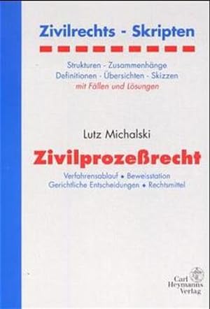 Immagine del venditore per Zivilrechts- Skripten Zivilprozerecht venduto da buchlando-buchankauf