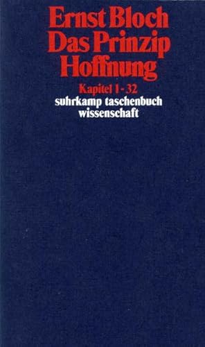 Bild des Verkufers fr Das Prinzip Hoffnung - 3 Bnde: Gesamtausgabe in 16 Bnden. stw-Werkausgabe. Mit einem Ergnzungsband, Band 5 (suhrkamp taschenbuch wissenschaft) zum Verkauf von buchlando-buchankauf