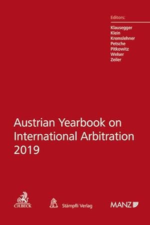 Seller image for Austrian Yearbook on International Arbitration 2019 for sale by buchlando-buchankauf