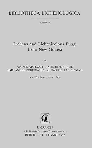 Bild des Verkufers fr Lichens and Lichenicolous Fungi from New Guinea (Bibliotheca Lichenologica) zum Verkauf von buchlando-buchankauf