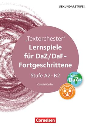 Bild des Verkufers fr Lernspiele Sekundarstufe I - Deutsch als Zweitsprache - Klasse 5-10: Textorchester - Kopiervorlagen zum Verkauf von buchlando-buchankauf