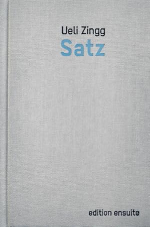 Seller image for Satz for sale by buchlando-buchankauf