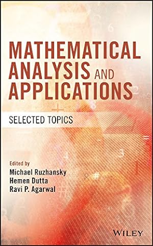 Imagen del vendedor de Mathematical Analysis and Applications: Selected Topics a la venta por buchlando-buchankauf