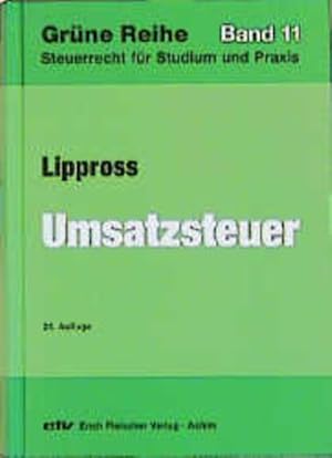 Bild des Verkufers fr Umsatzsteuer zum Verkauf von buchlando-buchankauf