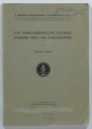 Seller image for Die Pergamenische Zauberscheibe und das Tarockspiel. for sale by Patrik Andersson, Antikvariat.