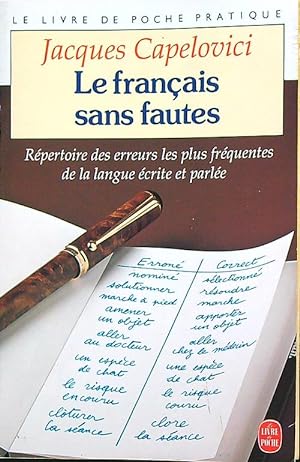 Bild des Verkufers fr Le francais sans fautes zum Verkauf von Librodifaccia
