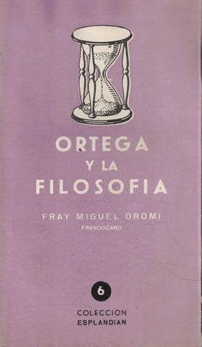 Imagen del vendedor de Ortega y la filosofa a la venta por Librera Cajn Desastre