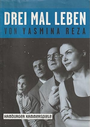 Bild des Verkufers fr Programmheft Yasmina Reza DREI MAL LEBEN Premiere 1. April 2001 zum Verkauf von Programmhefte24 Schauspiel und Musiktheater der letzten 150 Jahre