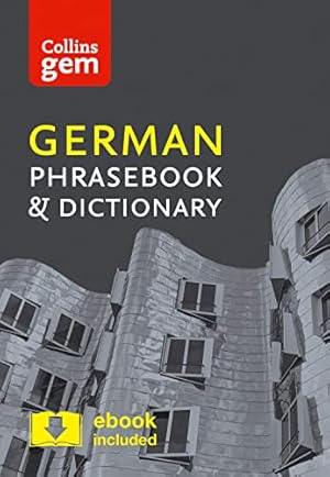 Imagen del vendedor de Collins Gem German Phrasebook & Dictionary a la venta por Redux Books