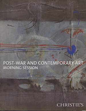 Post-war and contemporary art morning session: Thursday 15 November 2012 : properties from the co...