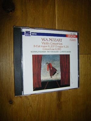 Seller image for Violini Concertos B-flat major K.207 - D major K.211, Concertone K. 190 (CD) for sale by Versandantiquariat Rainer Kocherscheidt