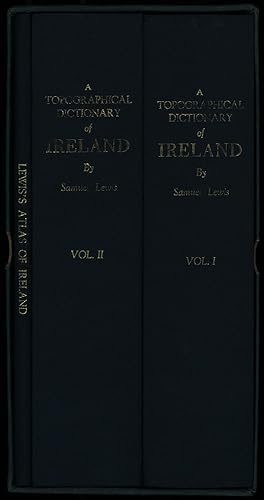 Bild des Verkufers fr A topographical Dictionary of Ireland. Comprising the Counties, Cities, Boroughs, Corporate, Market, and Post Towns, Parisches and Villages with historical and statistical descriptions. Embellished with Engravings of the Arms of the Cities, Bishopricks, Corporate Towns, and Boroughs; and of the Seals of the several Municipal Corporations: With an Appendix, describing the electoral Boundaries of the several Boroughs, as defined by the Act od the 2d & 3d of William IV. In Two Volumes. Band 3: Atlas of Ireland. 3 Bnde (komplett). zum Verkauf von Antiquariat Lenzen