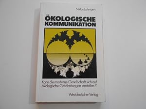 Image du vendeur pour kologische Kommunikation. Kann die moderne Gesellschaft sich auf kologische Gefhrdungen einstellen? mis en vente par Librera Camino Bulnes