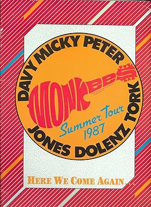 Seller image for Monkees Summer Tour 1987: Here We Come Again for sale by GLENN DAVID BOOKS