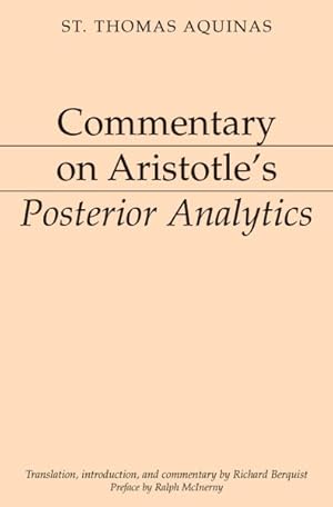 Imagen del vendedor de Commentary on Aristotle's Posterior Analytics a la venta por GreatBookPrices