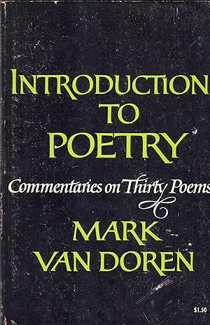 Introduction to Poetry-Commentaries on Thirty Poems. 1968 Edition.