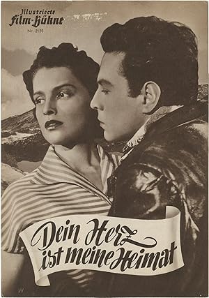 Dein Herz ist meine Heimat [Your Heart is My Homeland] (Original program for the 1953 German film)