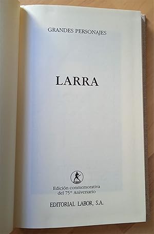 Imagen del vendedor de Larra a la venta por Llibres Bombeta