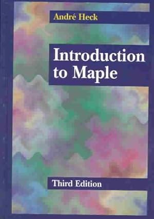 Imagen del vendedor de Introduction to Maple a la venta por GreatBookPrices