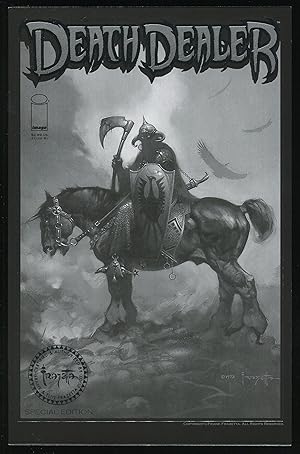 Immagine del venditore per Death Dealer 1 Special Edition Variant Comic Black & White art Frank Frazetta venduto da CollectibleEntertainment