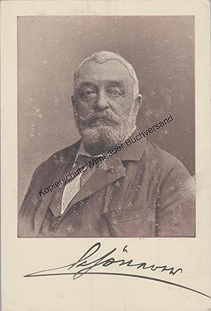 Immagine del venditore per Original Autogramm Georg Heinrich Ritter von Schnerer (1842-1921) /// Autograph signiert signed signee venduto da Antiquariat im Kaiserviertel | Wimbauer Buchversand