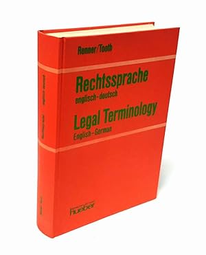 Rechtssprache. Englisch-Deutsch. Systematischer Wortschatz mit Übersetzungsübungen und alphabetis...