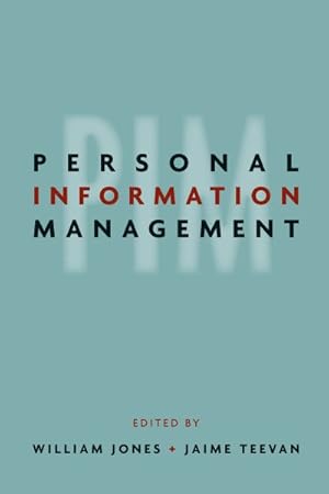 Seller image for Personal Information Management for sale by GreatBookPrices