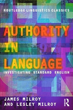 Imagen del vendedor de Authority In Language a la venta por Rheinberg-Buch Andreas Meier eK