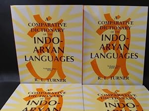 4 Bücher: A Comparative Dictionary of the Indo-Aryan-Languages: 1) Volume One: Text; 2) Volume 2:...