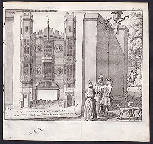 "The Kings Gate, ou Porte Royale de White-Hall, qui conduit a Westminster." - Holbein Gate Whiteh...